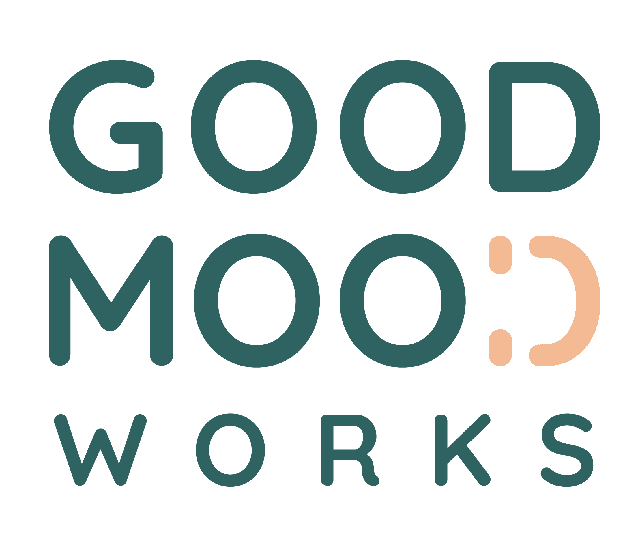 good mood works logo in grün